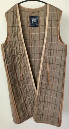希少 英国製 Burberrys 別注キルティングライナーベスト