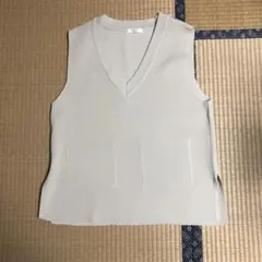 新品　サマンサモスモスブルー　リブニットベスト