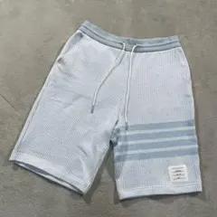 トムブラウン　4BAR ストライプ　ハーフパンツ　ショートパンツ　ブルー　1