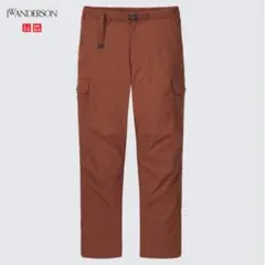 ユニクロ　ヒートテックウォームイージーパンツ　S ダークオレンジ