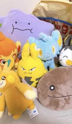 포켓몬 봉제인형 묶음 판매 6点 リュックサックセット