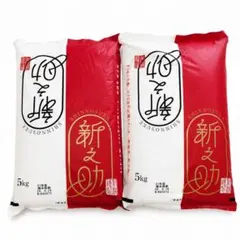 新潟県産　お米　新之助　しんのすけ　5キロ　✕2袋のサムネイル