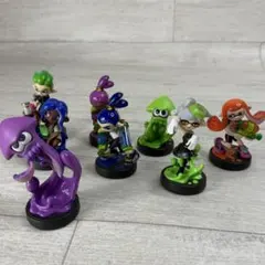 アミーボamiibo スプラトゥーンフィギュアコレクションSwitchゲーム８点