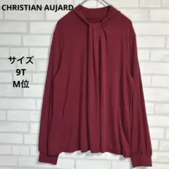 【クリスチャンオジャール】 ハイネック長袖シャツ　フロントタック 肌触り柔らかのサムネイル
