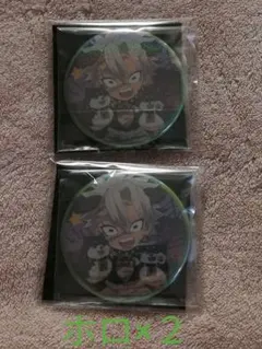 鬼滅の刃 ufotablecafe ハロウィン 缶バッジ 不死川実弥 (ラメ