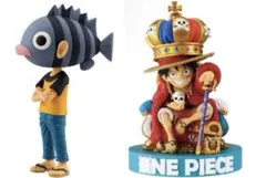ONE PIECE BASE SHOP 尾田栄一郎　ルフィ　ワーコレ　セット
