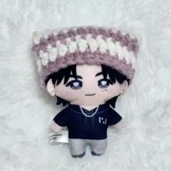 ぬい服　ぬい帽子 猫耳帽子　ねこ耳　猫耳ニット帽　　編み物　 かぷっこ