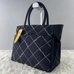 未使用タグ付き✨DIANA FRANCAIS トートバッグ ナイロン ブラック