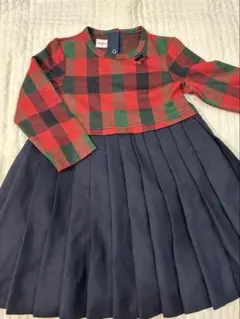 familiar ワンピース　110 プリーツワンピース　定価22,000円