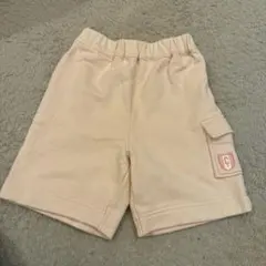 コムサイズム　ベージュショートパンツ 90