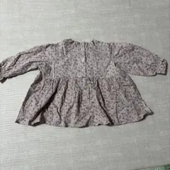 mamaraku 花柄ブラウス　90