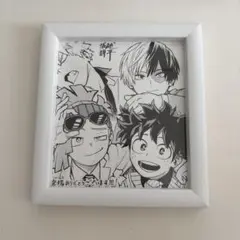 僕のヒーローアカデミア イラスト色紙風