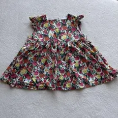 familiar 花柄ノースリーブチュニック 80cm