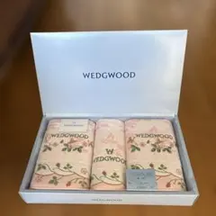 美品未使用　WEDGWOOD ワイルドストロベリー　ピンク　タオルセット