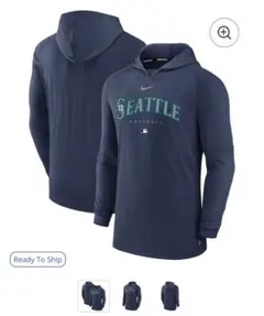 シアトルマリナーズ ハーフジップパーカー 新品未使用 Lサイズ 2025年最新】マリナーズ パーカーの人気アイテム - メルカリ