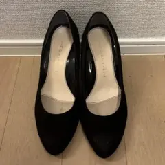 ネオリズム★ブラック　スエード　美品のサムネイル