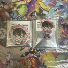 名探偵コナン　ロリポップ　缶バッジ　アクリルキーホルダー　コナン