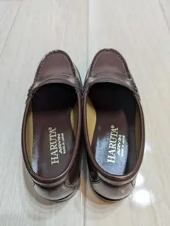HARUTA ブラウン ローファー