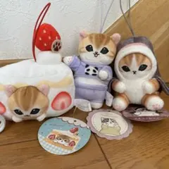 モフサンド 肉球じるしのスイーツにゃんマスコット ショートケーキ
