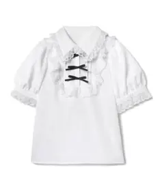 Honey Cinnamon ハニーシナモン　レースフリルリボン ブラウス