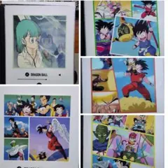 ドラゴンボール クリアポスター５枚セット ブルマ 悟空 クリリン ピッコロ