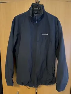 XLサイズ モンベル クリマプラス100 ウィズシェルジャケット ネイビー