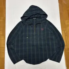 90s polo ralph ブラックウォッチ コットン アノラック パーカーのサムネイル