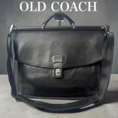 COACH オールドコーチ ビジネスバッグ ターンロック USA 黒 - メルカリ