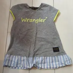 Wrangler 半袖ワンピース グレー ストライプのサムネイル