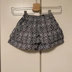 BeBe 花柄 ハーフ 100cm 起毛