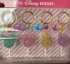 ディズニーランド　キーチェーン4種セット