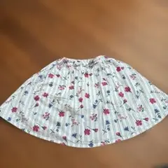 ⭐︎セラフ⭐︎花柄ストライプスカート インナーパンツ付き美品
