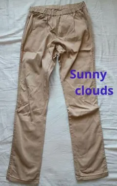 フェリシモ　Sunny clouds レギンスパンツ ベージュ Lのサムネイル