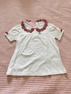 メゾピアノ いちご襟 ブラウス 新品 タグ付き