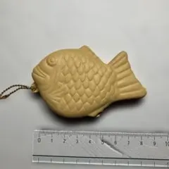 たい焼き スクイーズ　キーホルダー　マスコット ボールチェーン付き