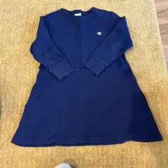 Champion ネイビー トレーナーワンピ 130cm