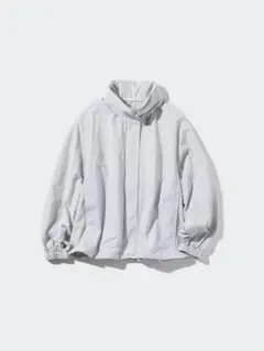 UNIQLO ライトグレー スタンドカラー ジャケットのサムネイル