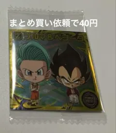 ドラゴンボール超戦士シールウエハース超　超15-11 R ブルマ&べジータ
