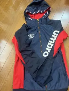 umbro フード付きジャージセット ネイビー/レッド - メルカリ