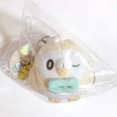 ポケモン モクロー ぬいぐるみ キーホルダー　ポケピース　マスコット 韓国限定