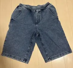 GU デニムハーフパンツ150