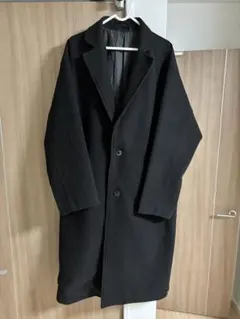 【美品】roshell （ロシェル） チェスターコート 黒