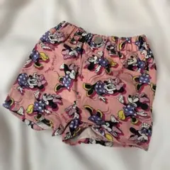ミニーマウス柄 ハーフパンツ 100cm