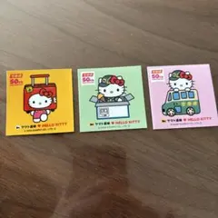 ヤマト運輸 ハローキティ 50周年記念 ステッカー 3種セット