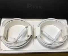 iPhone充電器 タイプCライトニングケーブル 2m ２本セット