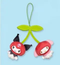 サンリオキャラクターズなかよしさくらんぼペアマスコットマイメロ＆クロミ新品