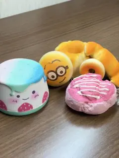 スイーツデザインのスクイーズセット