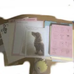 カラフルレターセットと付箋シール