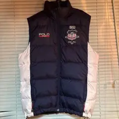 Polo Sport ダウンベスト USA P.R.L.F.C. 古着