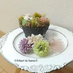 ❀hikari　to hana❀髪飾り　成人式・結婚式・発表会